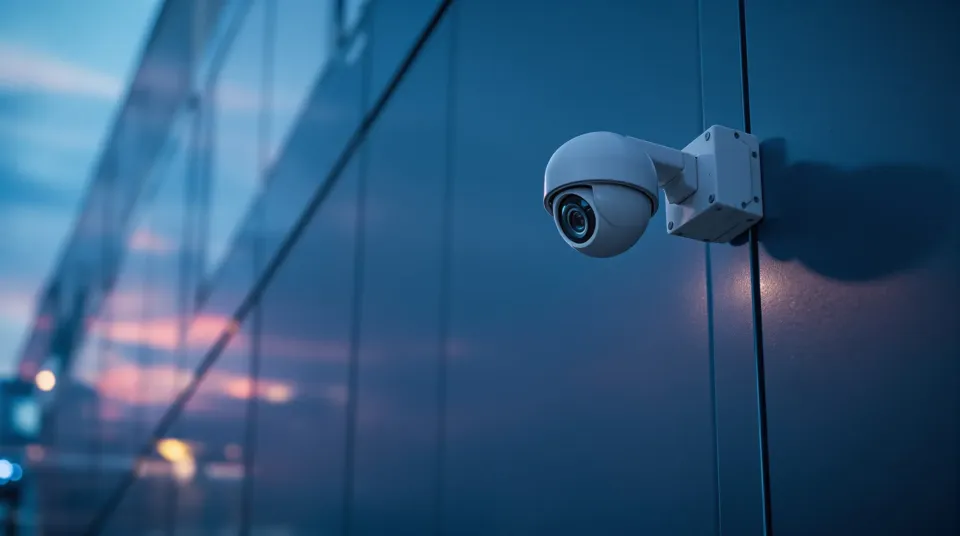 Kamera CCTV di bangunan