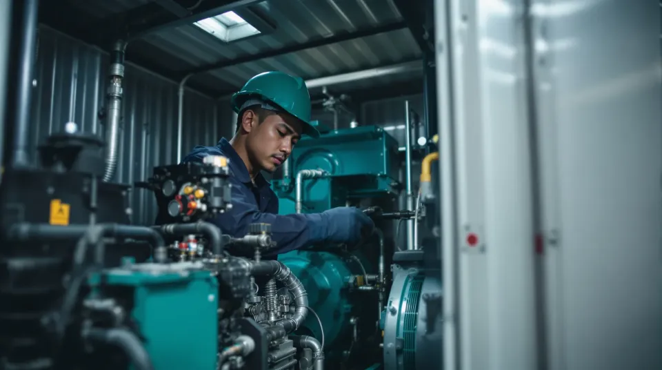 Perawatan genset di lokasi telekomunikasi